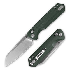 King Penguin G062 Folding Knife （3.35''+14C28N+Micarta Handle）-Crossbar Lock-Thumb Stud-Olitans