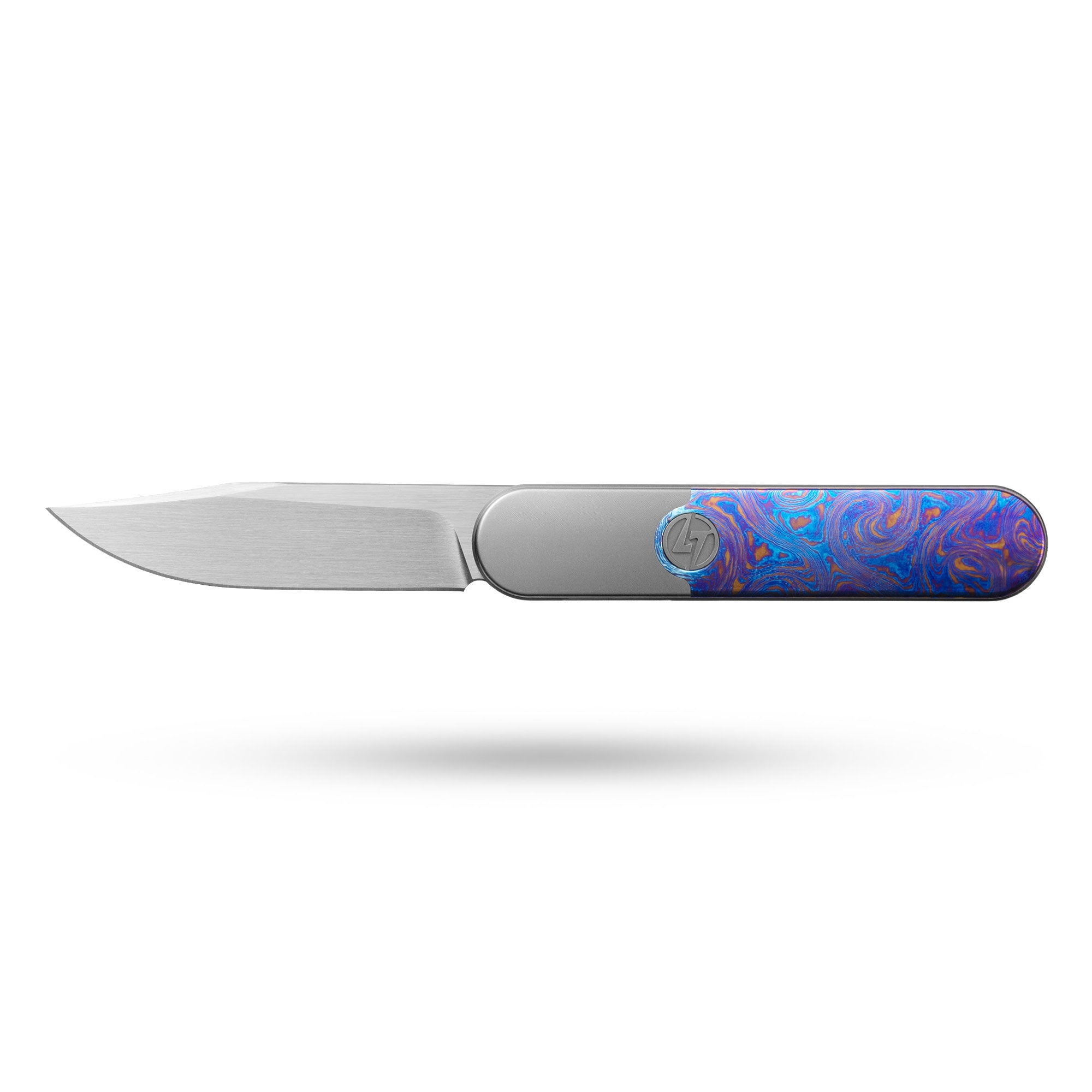 Rocket XL T081 (3.07''+M390+Timascus)- Horizontal Hand Satin