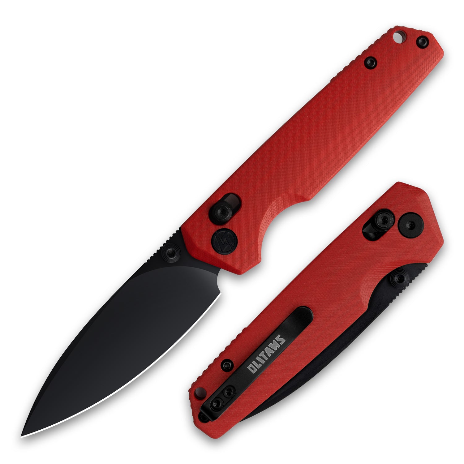 Youth Bird G053 Pocket Knife 3'' 14C28N Blade+G10 Handle- Crossbar Lock-Thumb stud