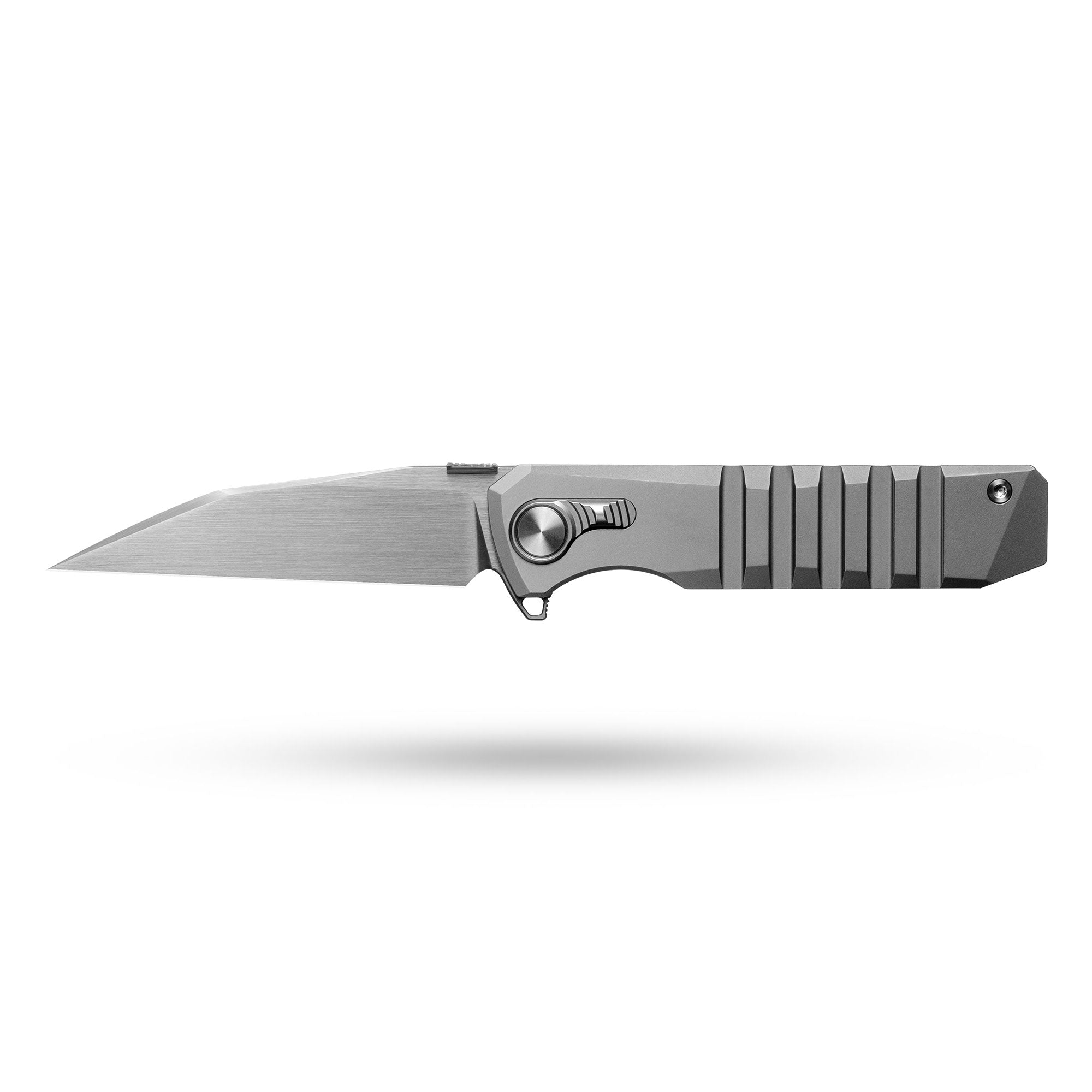 Hoopoe T082（3.42"+S45VN + Silver Titanium）- Horizontal Hand Satin