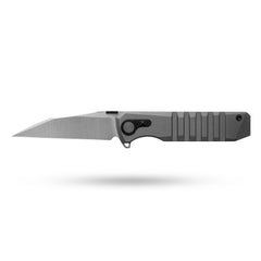 Hoopoe T082（3.42"+S45VN + Stonewash Titanium）- Vertical Hand Satin