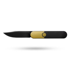 Rocket XL T081 (3.07''+M390+Titanium)-Liner Lock-Front Flipper-Black
