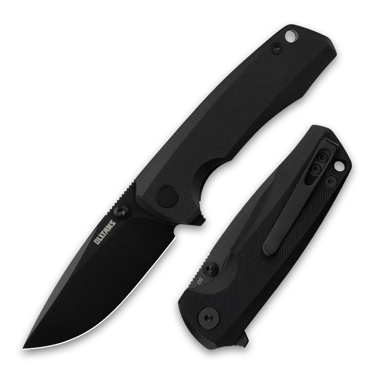 Bomber G061 Folding Knife ( 2.91''+D2+G10 )- Liner LOCK-THUMB STUD-OLITANS