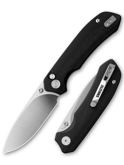 G032 Camping Folding Knife Button Lock