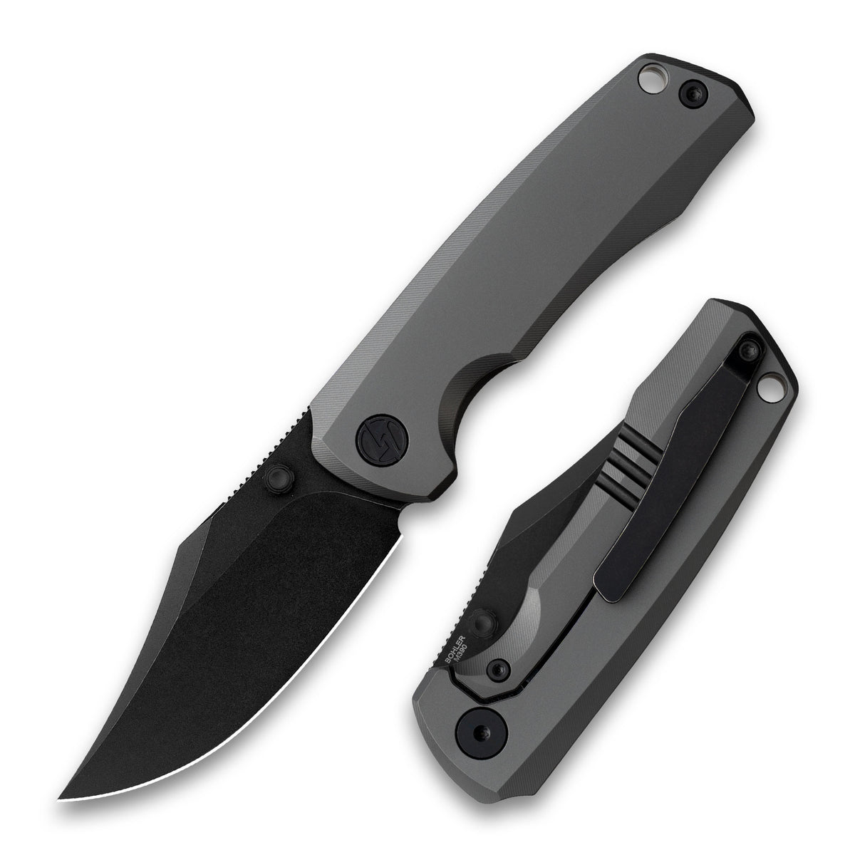 Ti-Bomber T068 Folding Knife –（2.95"+Bohler M390 +Titanium）-OLITANS
