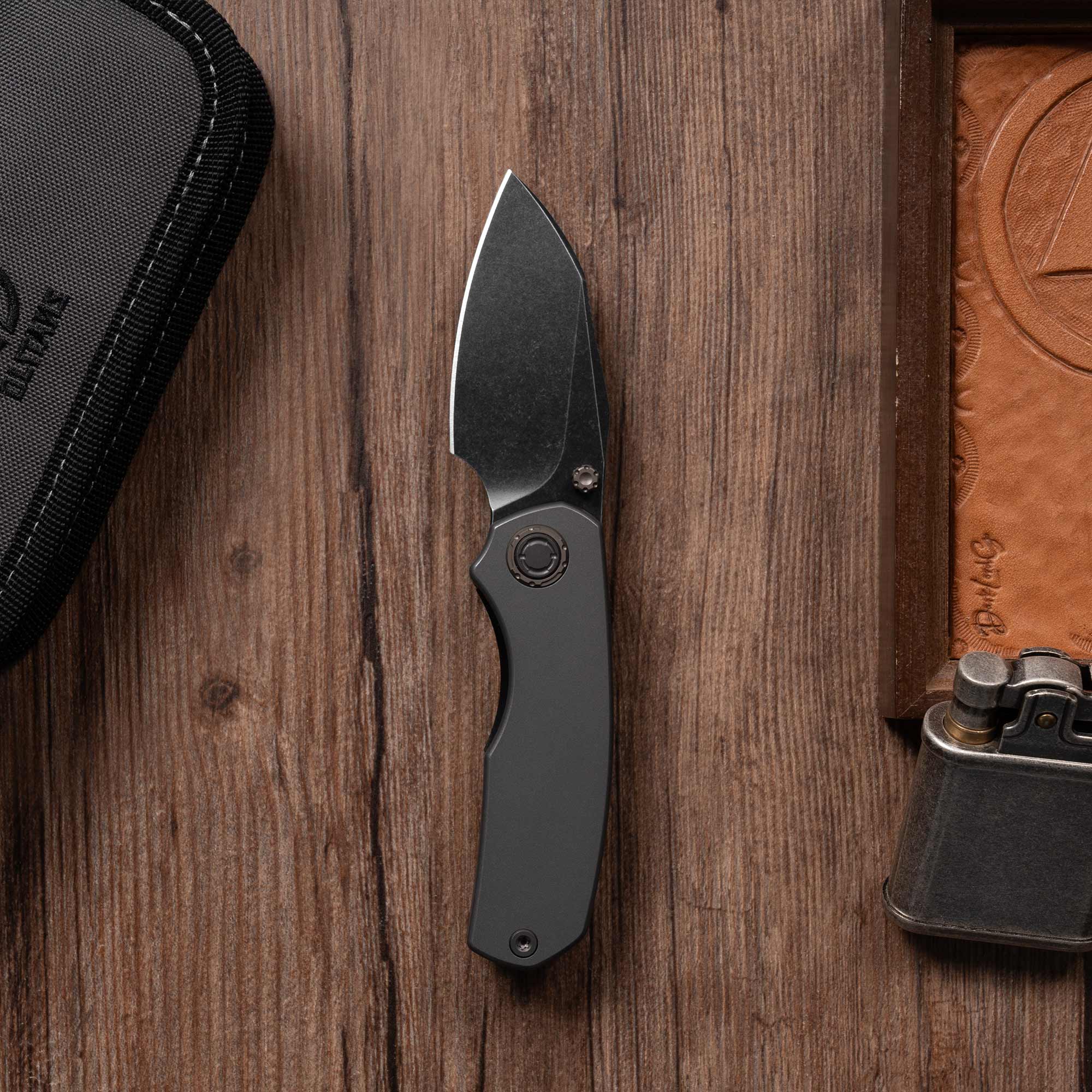 Mini Ti-Mastiff T074（ 2.36'' + Bohler M390 +Titanium ）Folding Knife