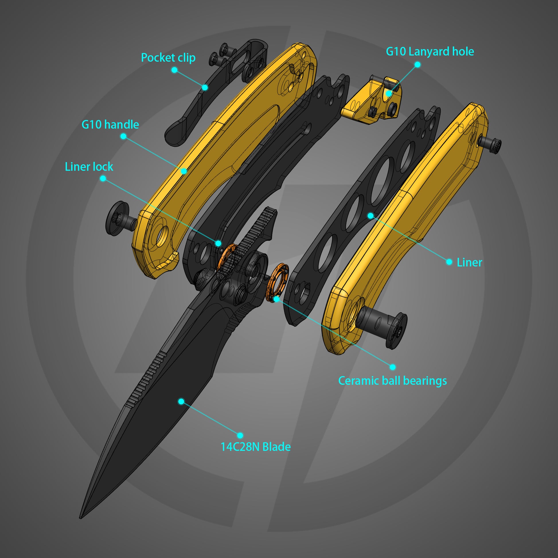 Color_Yellow(Black coating blade)