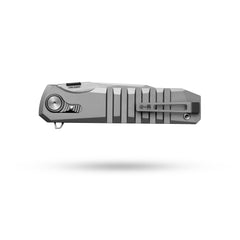 Hoopoe T082（3.42"+S45VN + Silver Titanium）- Horizontal Hand Satin