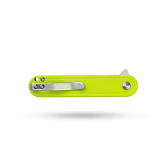 Rocket G040 (2.75''+D2+Neon Green G10)-Liner Lock-Flipper