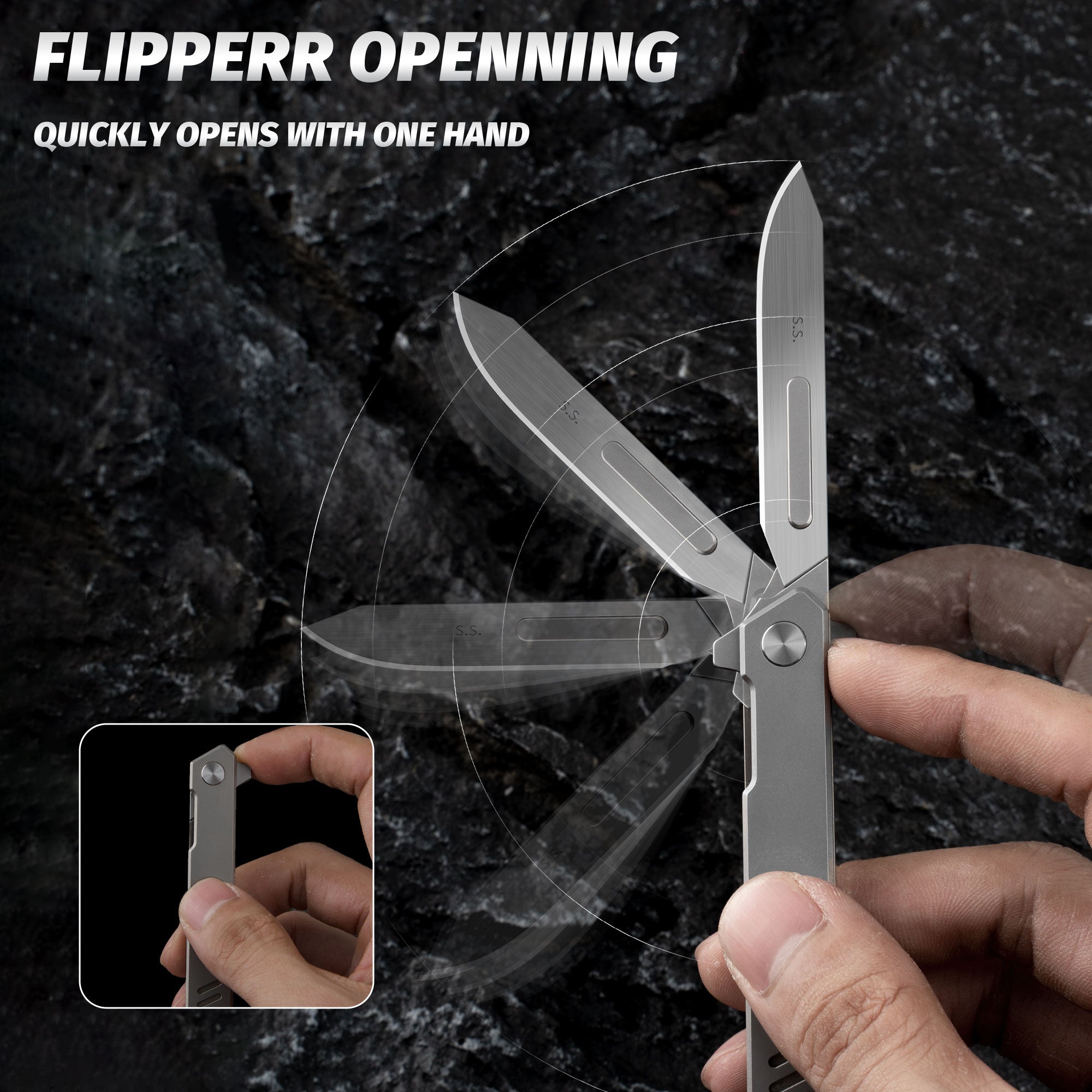 T029 Precision Folding Utility Knife – Compact EDC with Replaceable Blade