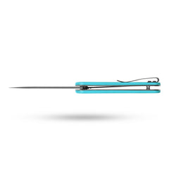 Rocket G040 (2.75''+D2+Cyan G10)-Liner Lock-Flipper