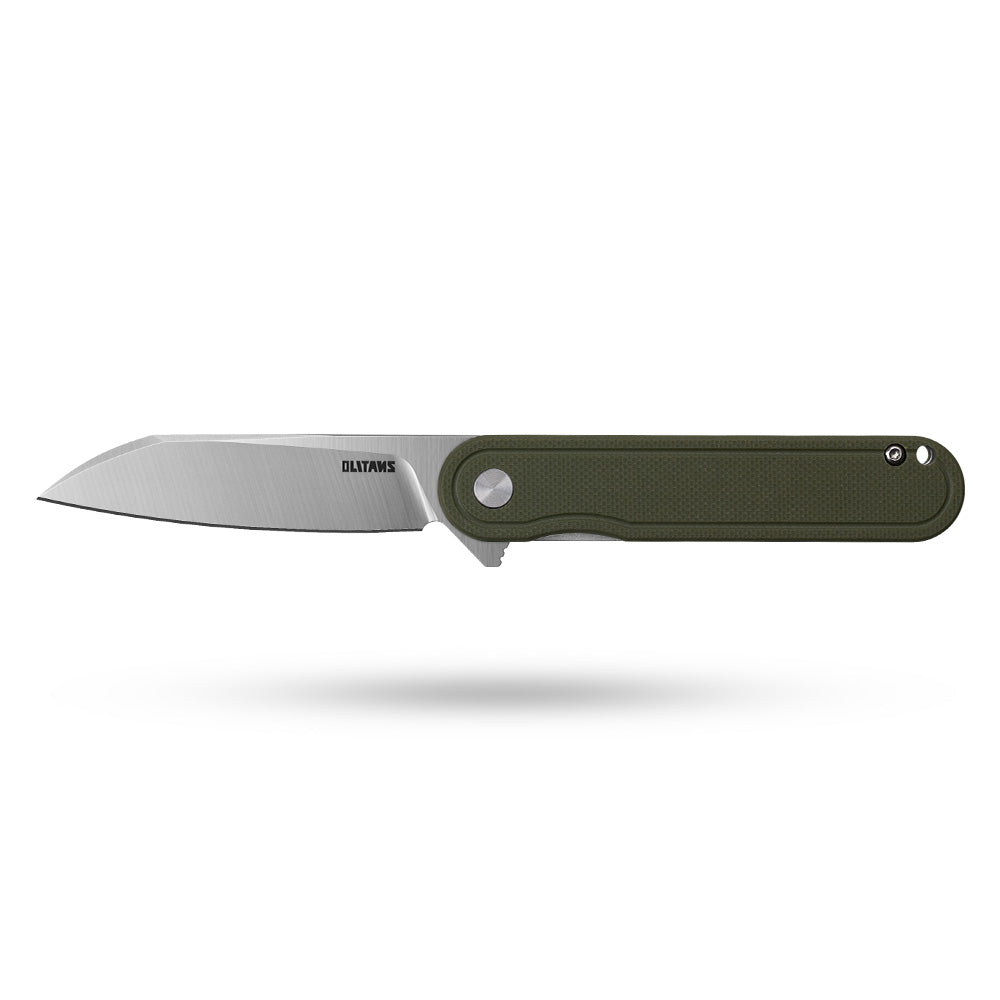 Rocket Wharncliffe Flipper Knife (2.76"-D2 Blade-G10)-G067