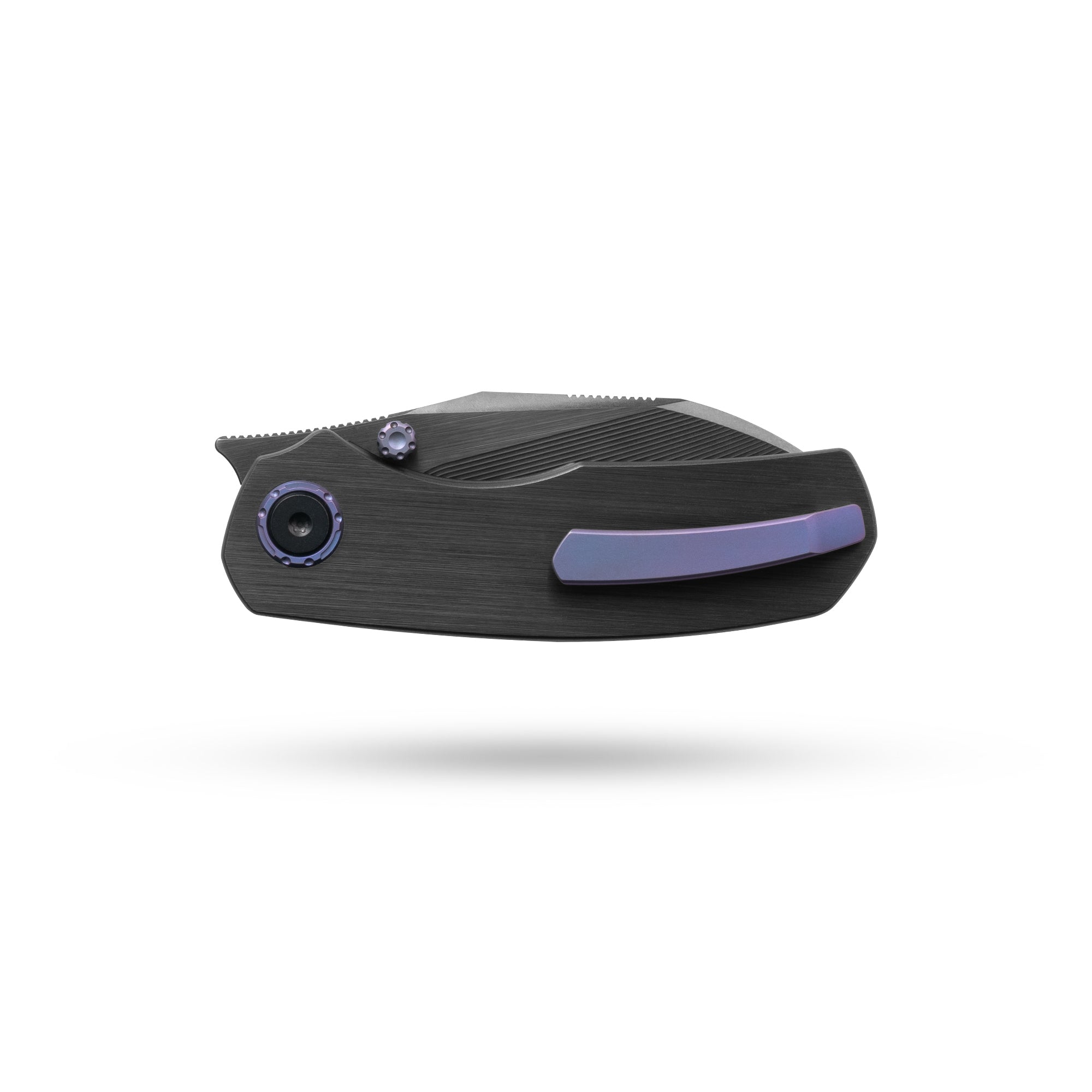 Mini Ti-Mastiff T074（ 2.36'' + Bohler M390 + Step milled+Titanium ）Folding Knife
