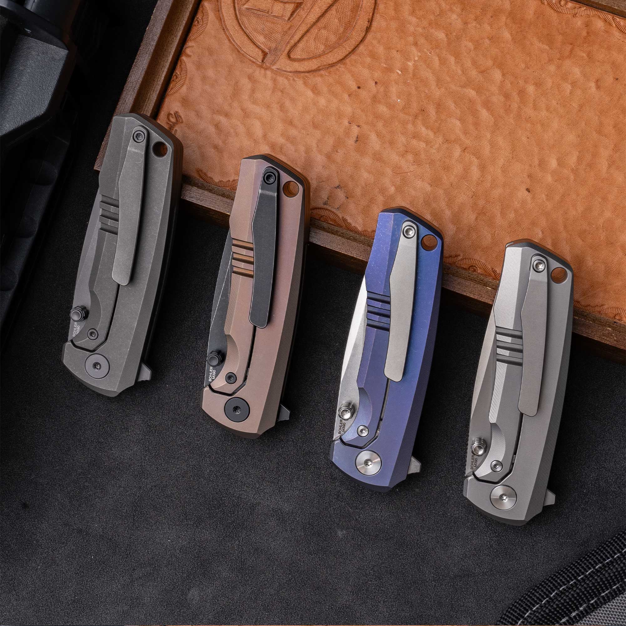 Ti-Bomber 2.0 T065 - Drop Point（2.95"+Bohler M390 +Titanium）