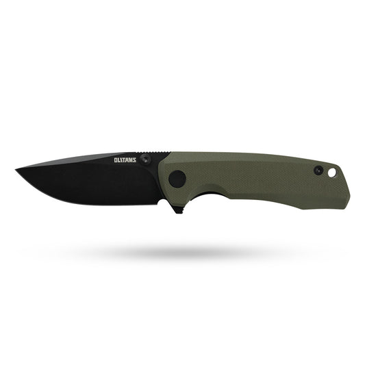 G061 Folding Knife ( 2.91''+D2+G10 )- Liner LOCK-THUMB STUD-OLITANS