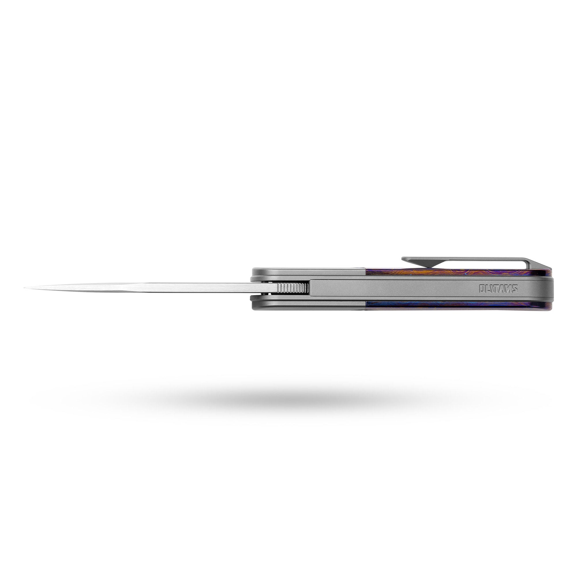 Rocket XL T081 (3.07''+M390+Timascus)- Horizontal Hand Satin