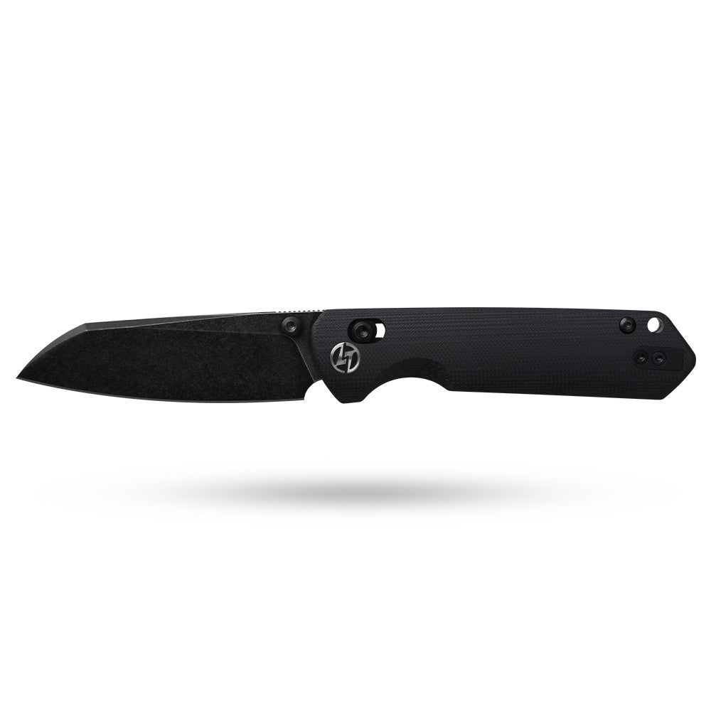 King Penguin Folding Knife （3.35''+14C28N Blade+G10 Handle）-Crossbar Lock-Thumb Stud-G062