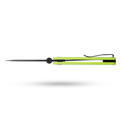 Stealth II G084 (3.22''+10Cr15MoV+Neon Green G10+PVD)