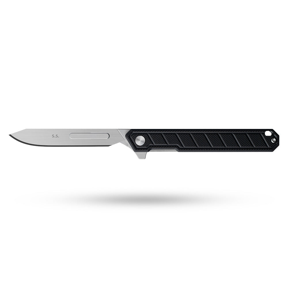 G046 Mecha Folding Sacalpel Knife G10 handle suitable for #24 & #60 Blade