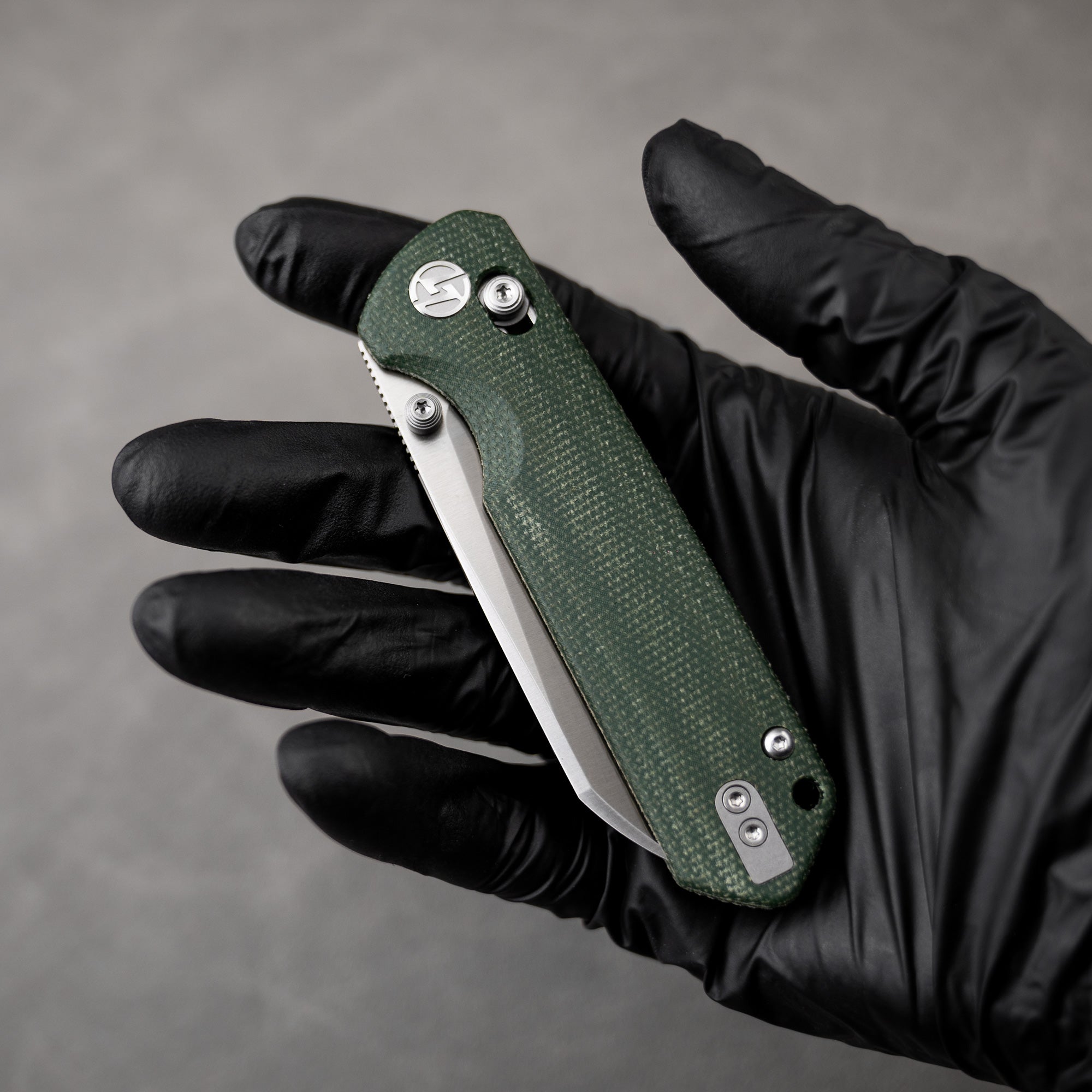 King Penguin G062 Folding Knife （3.35''+14C28N+Micarta Handle）-Crossbar Lock-Thumb Stud-Olitans