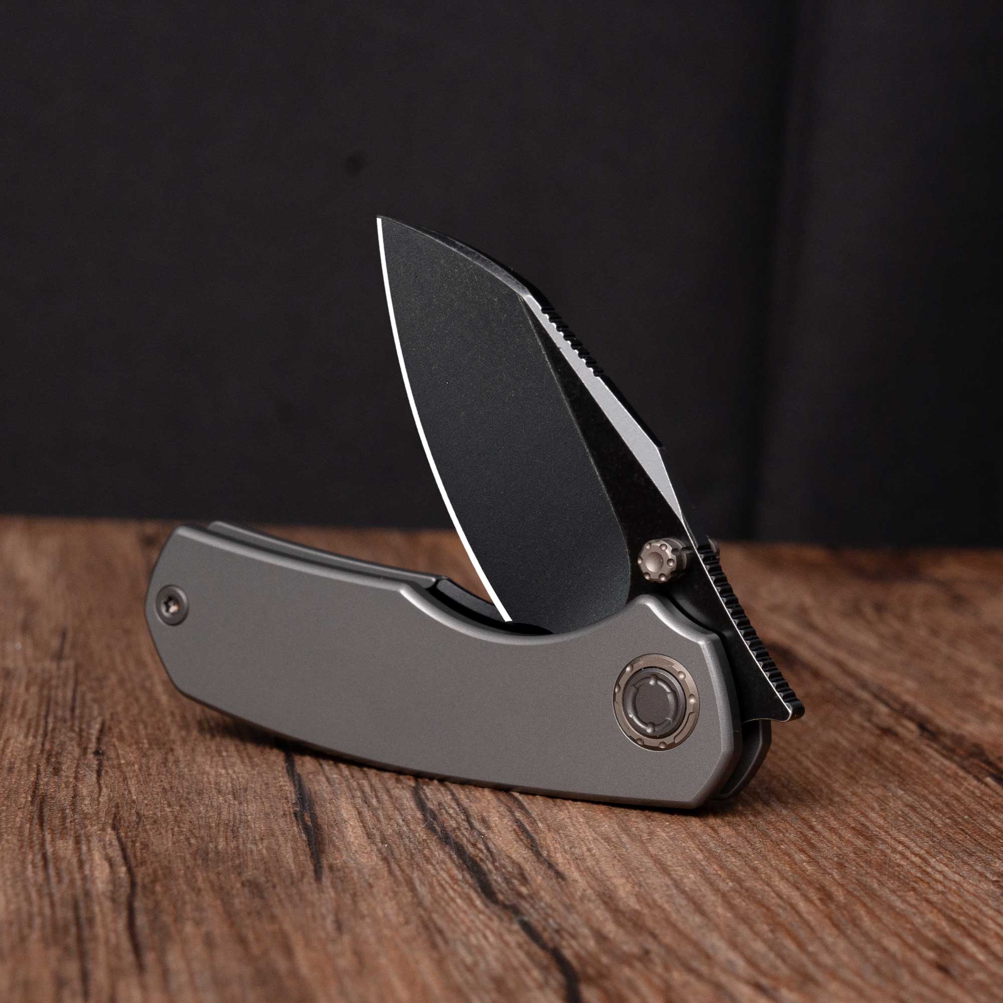 Mini Ti-Mastiff T074（ 2.36'' + Bohler M390 +Titanium ）Folding Knife