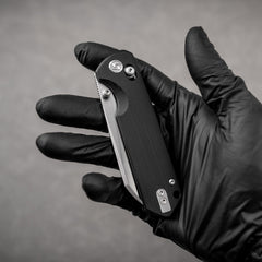 King Penguin G062 Folding Knife （3.35''+14C28N+ G10 Handle）-Crossbar Lock-Thumb Stud-Olitans
