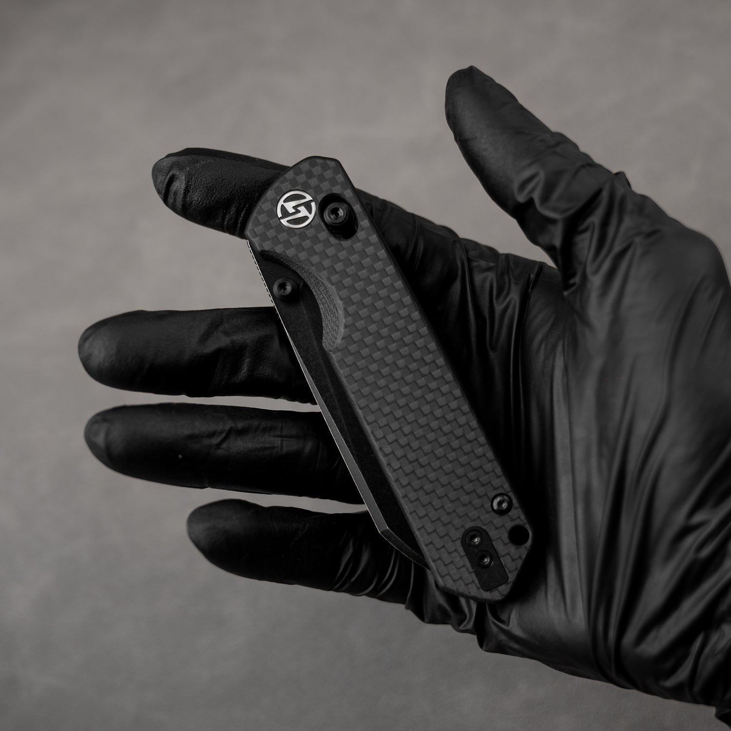 King Penguin G062 Folding Knife （3.35''+14C28N+Carbon fiber surface G10 Handle）-Crossbar Lock-Thumb Stud-Olitans