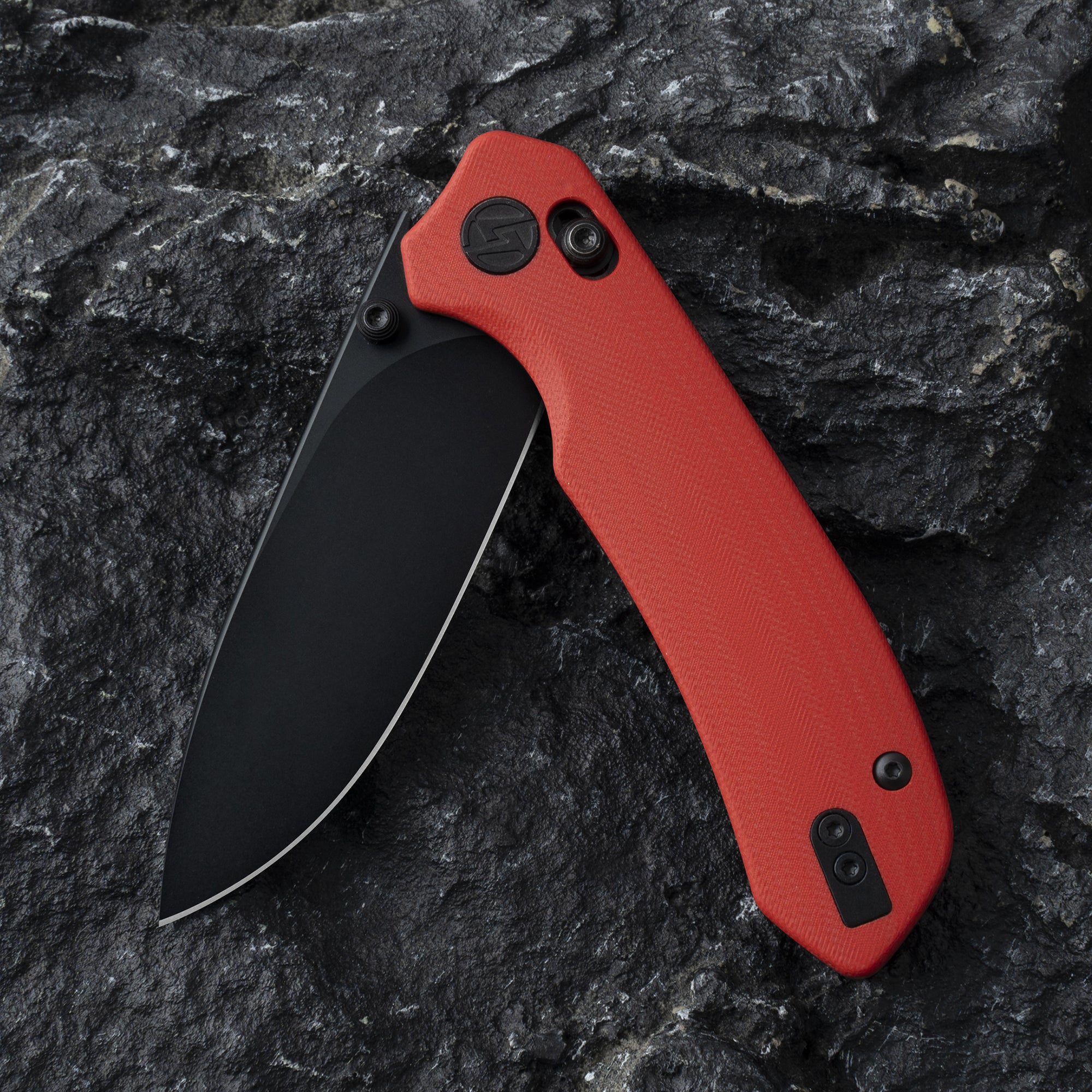 G031 Folding Camping Knife, Crossbar Lock Folding Pocket Knife, 3.3" 14C28N Sandvik Blade for Hiking, EDC 4.5oz
