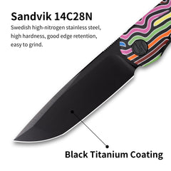 Stealth G047（3.07'' +14C28N +G10）Liner Lock-Front Flipper