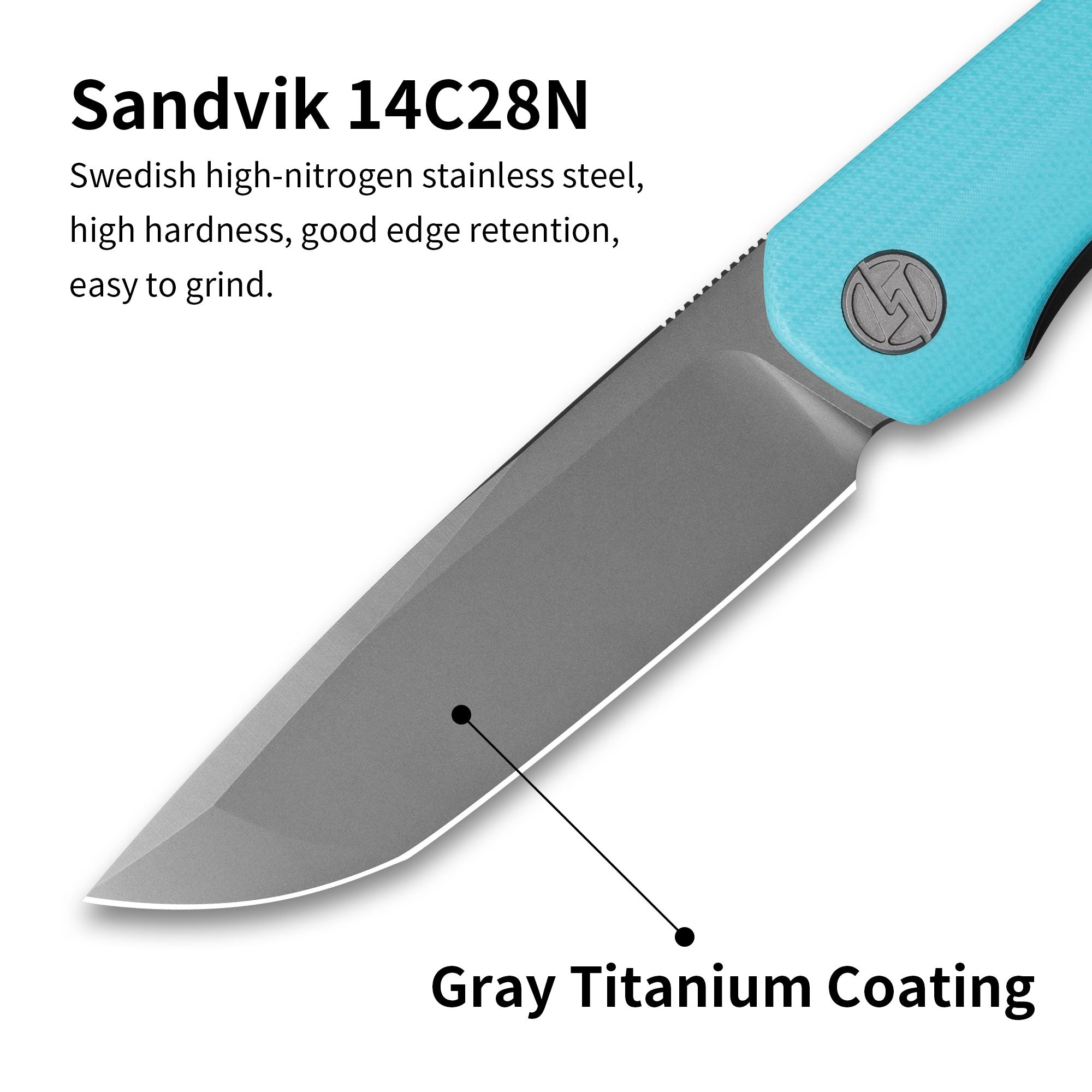 Stealth G047（3.07'' +14C28N +G10）Liner Lock-Front Flipper