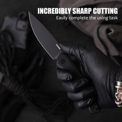 Maximus Pocket Knife Liner Lock(3.5"-D2 Blade-G10 Handle)-G066