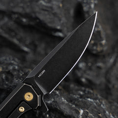 Mini Knife 2.16'' 14C28N blade + Titanium handle, Frame lock, Flipper, T019