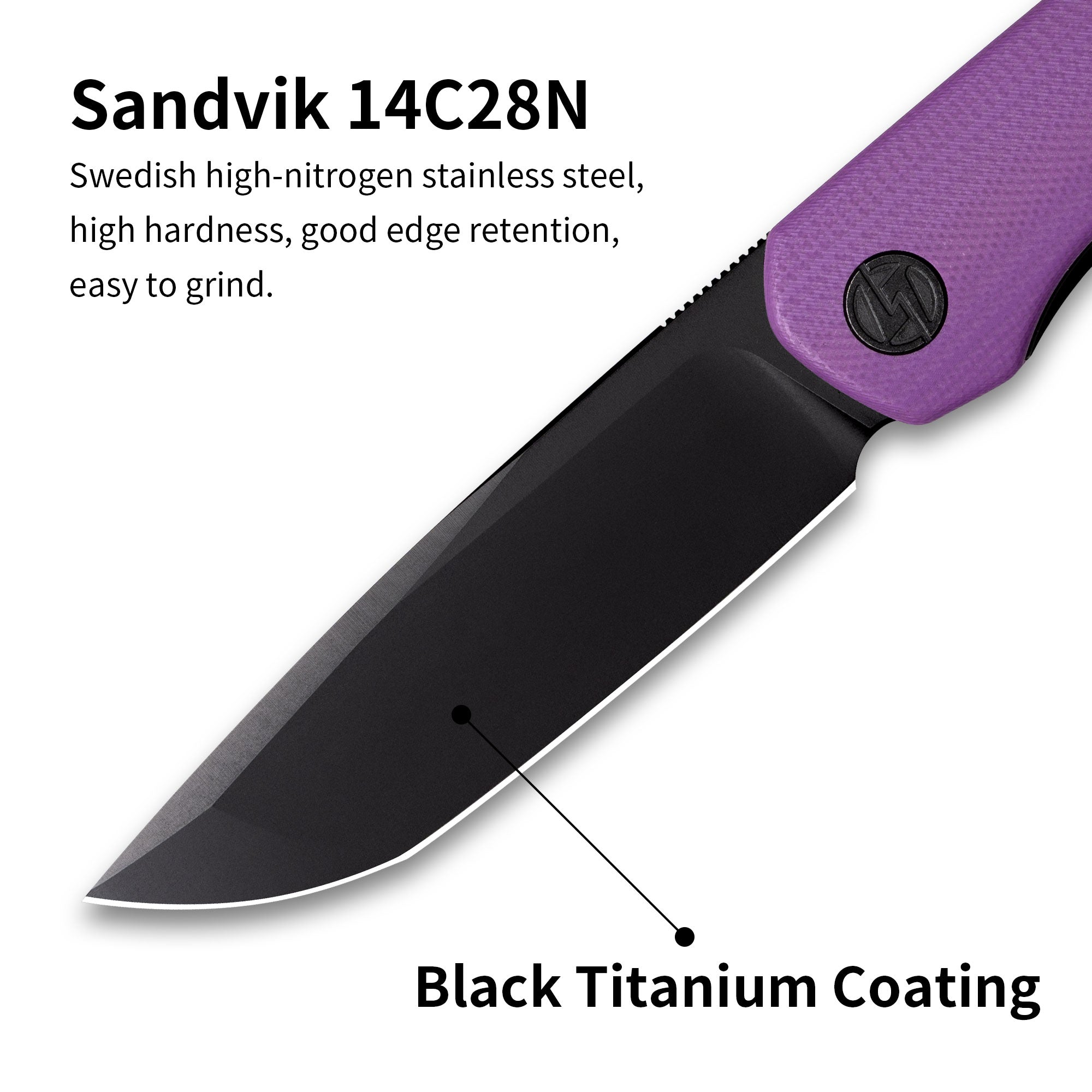 Stealth G047（3.07'' +14C28N +G10）Liner Lock-Front Flipper