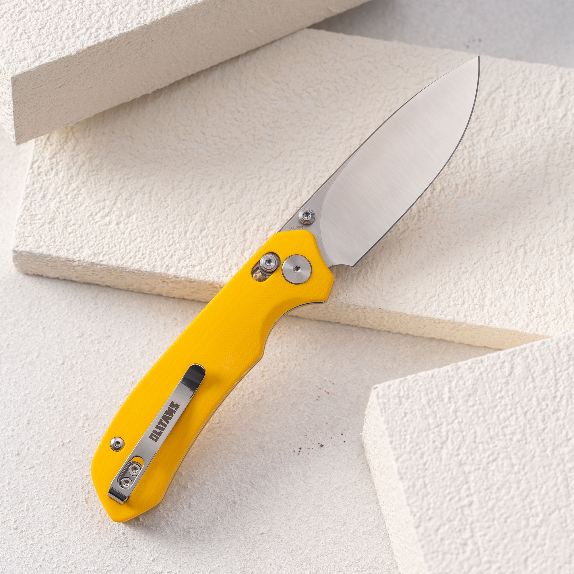 Pureline G031 （3.3"+14C28N+Micarta ）Axis lock-thumb stud