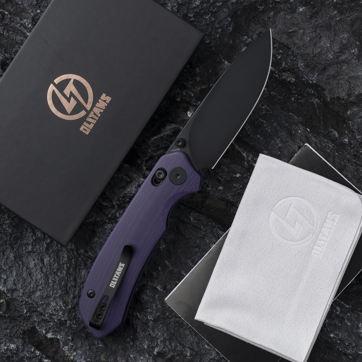 G031 Folding Camping Knife, Crossbar Lock Folding Pocket Knife, 3.3