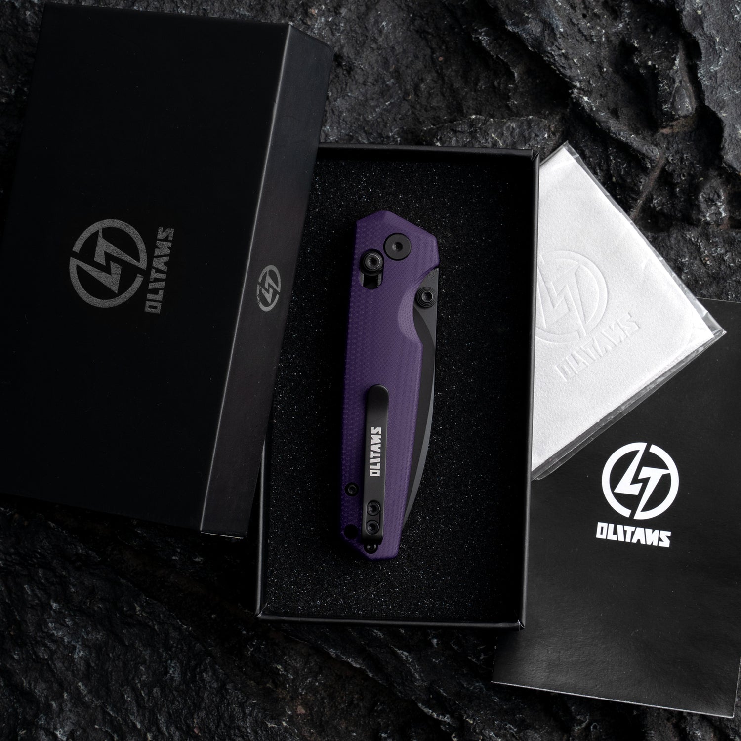G053 Pocket Knife 3'' 14C28N Blade+G10 Handle- Crossbar Lock-Thumb stud