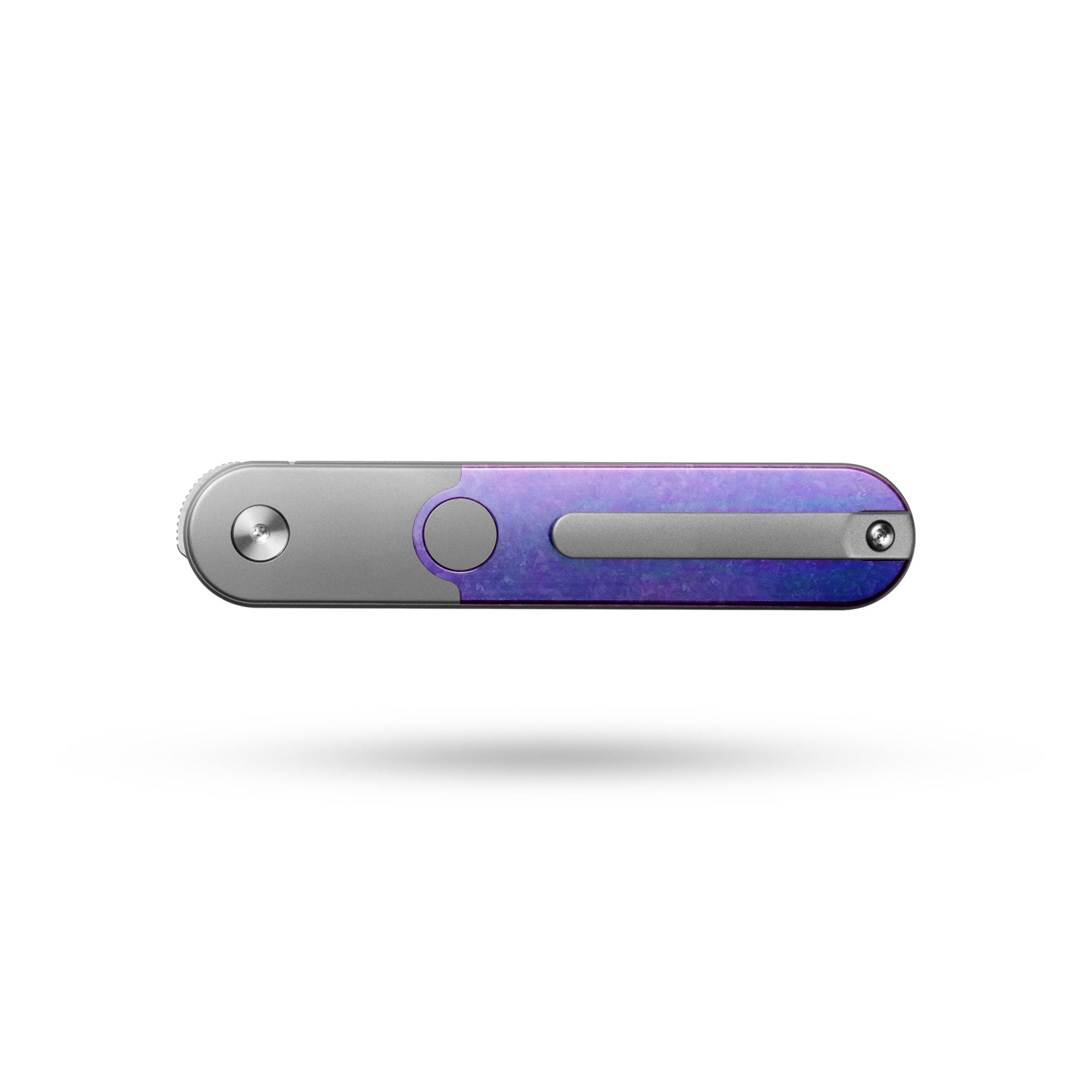 Rocket XL T081 (3.07''+M390+Purple Crystallized Titanium)-Liner Lock-Front Flipper