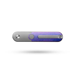 Rocket XL T081 (3.07''+M390+Purple Crystallized Titanium)-Liner Lock-Front Flipper