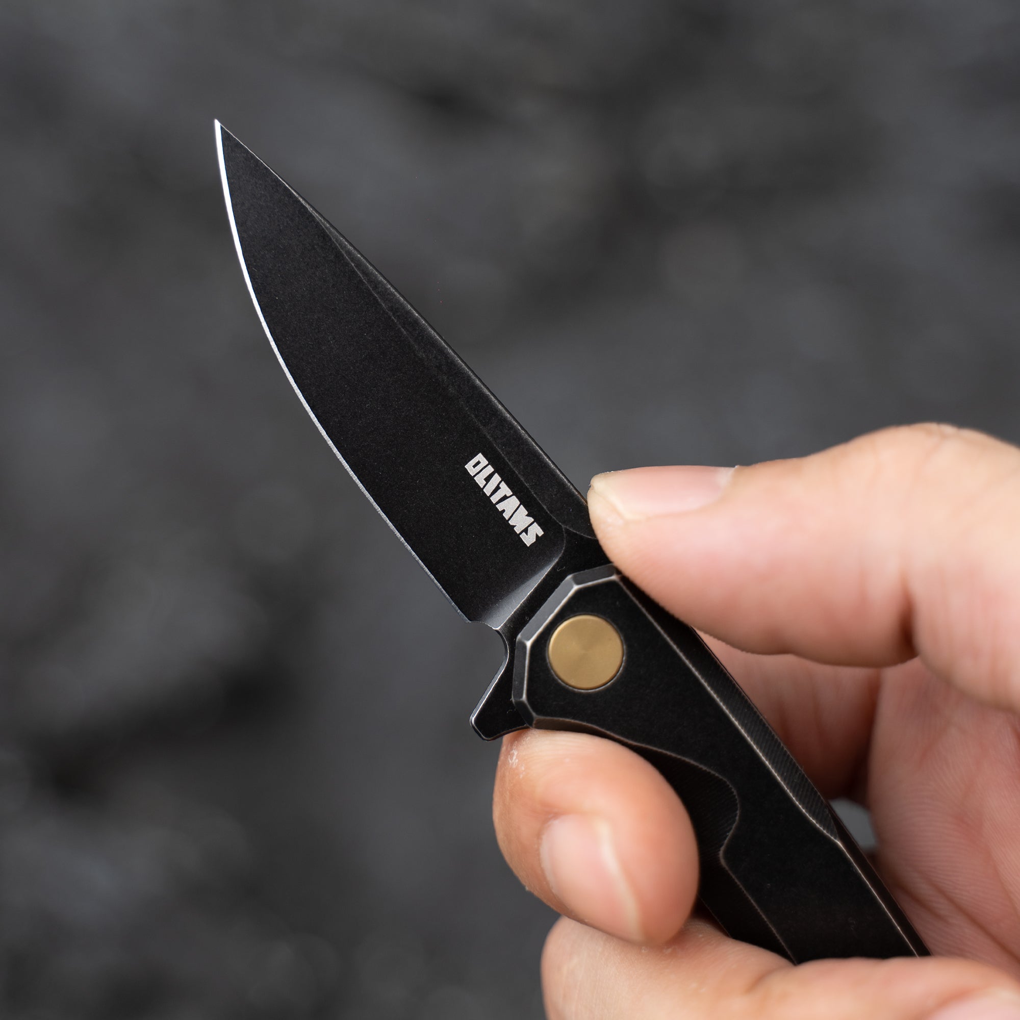 Mini Knife 2.16'' 14C28N blade + Titanium handle, Frame lock, Flipper, T019