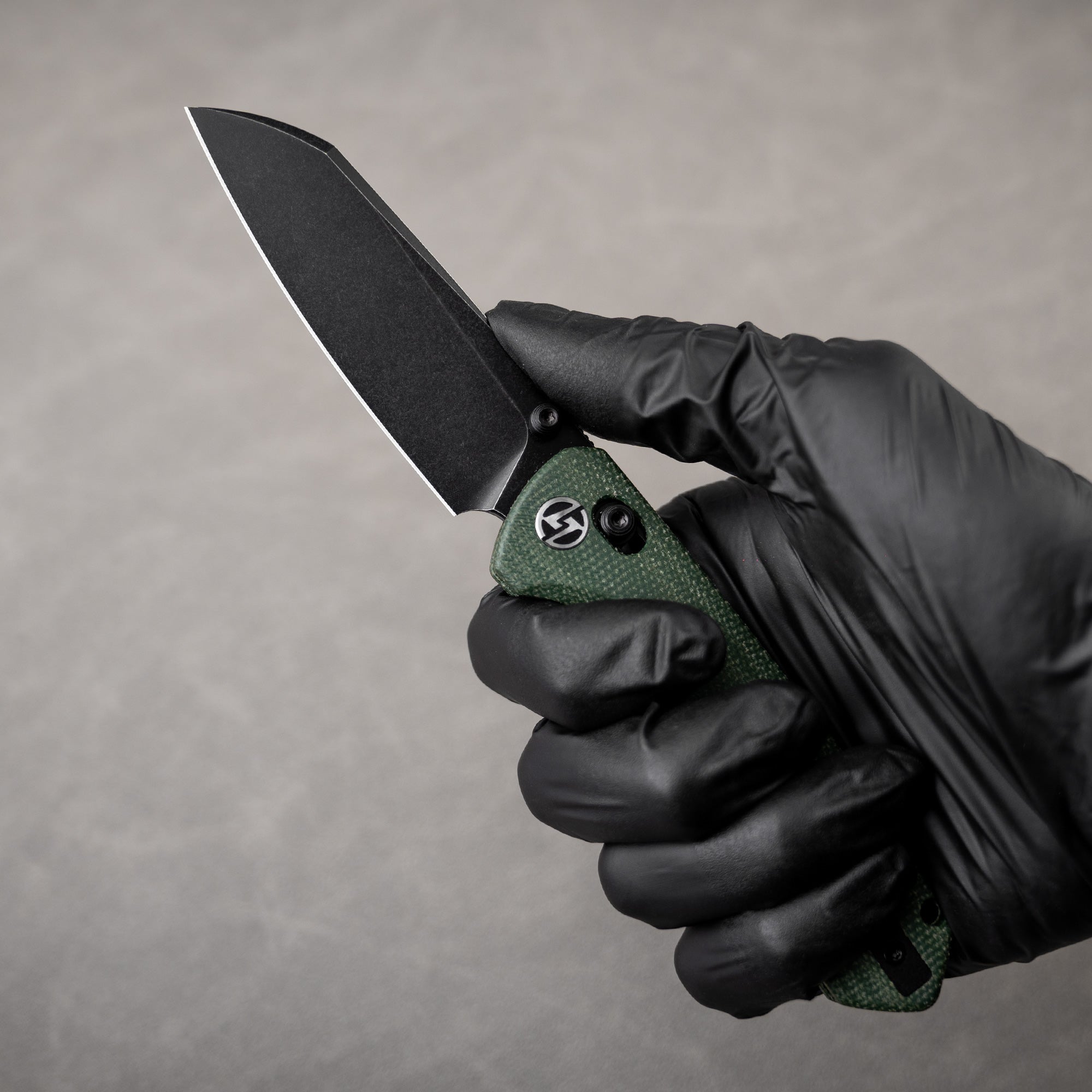 King Penguin G062 Folding Knife （3.35''+14C28N+Micarta Handle）-Crossbar Lock-Thumb Stud-Olitans