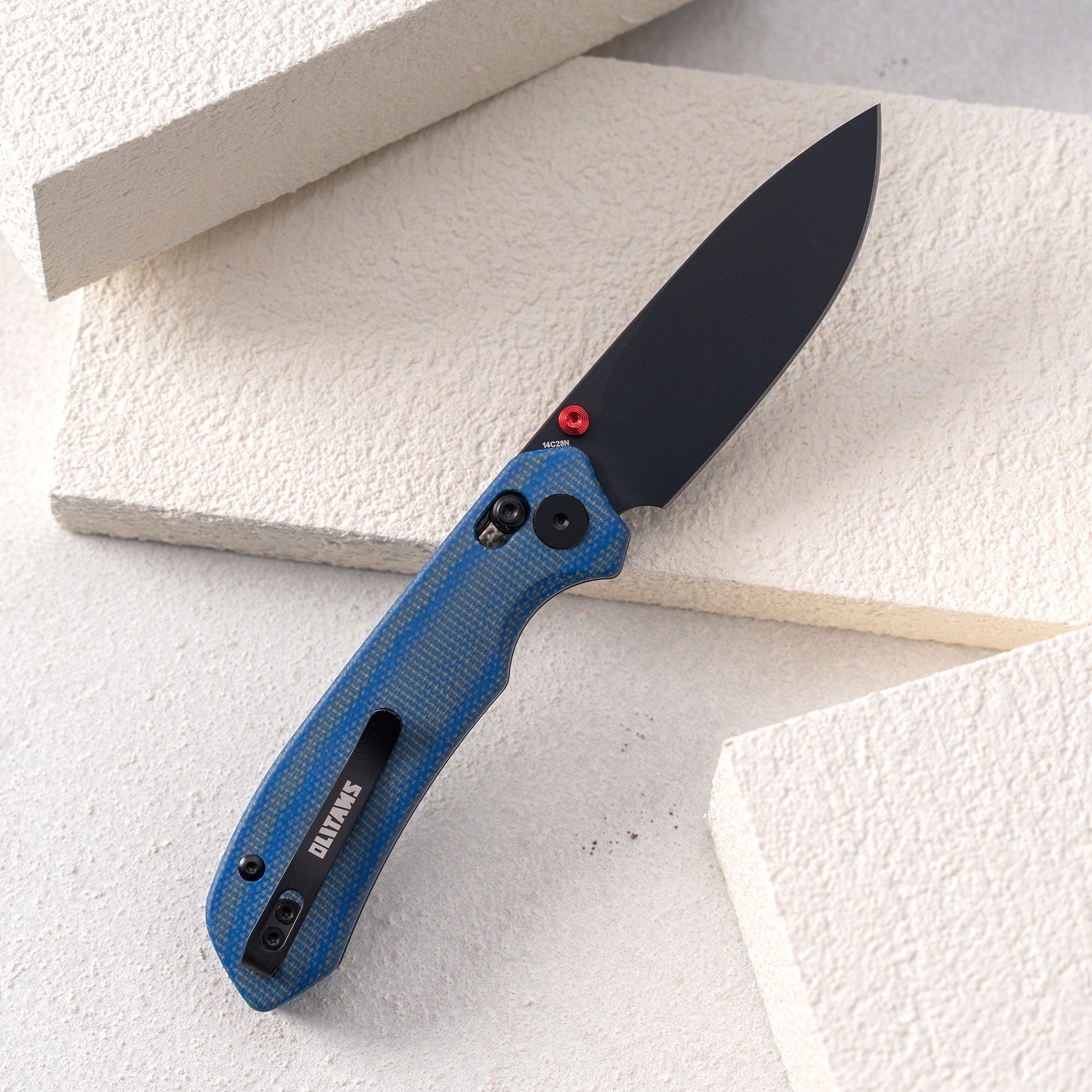 Pureline G031 （3.3"+14C28N+Micarta ）Axis lock-thumb stud