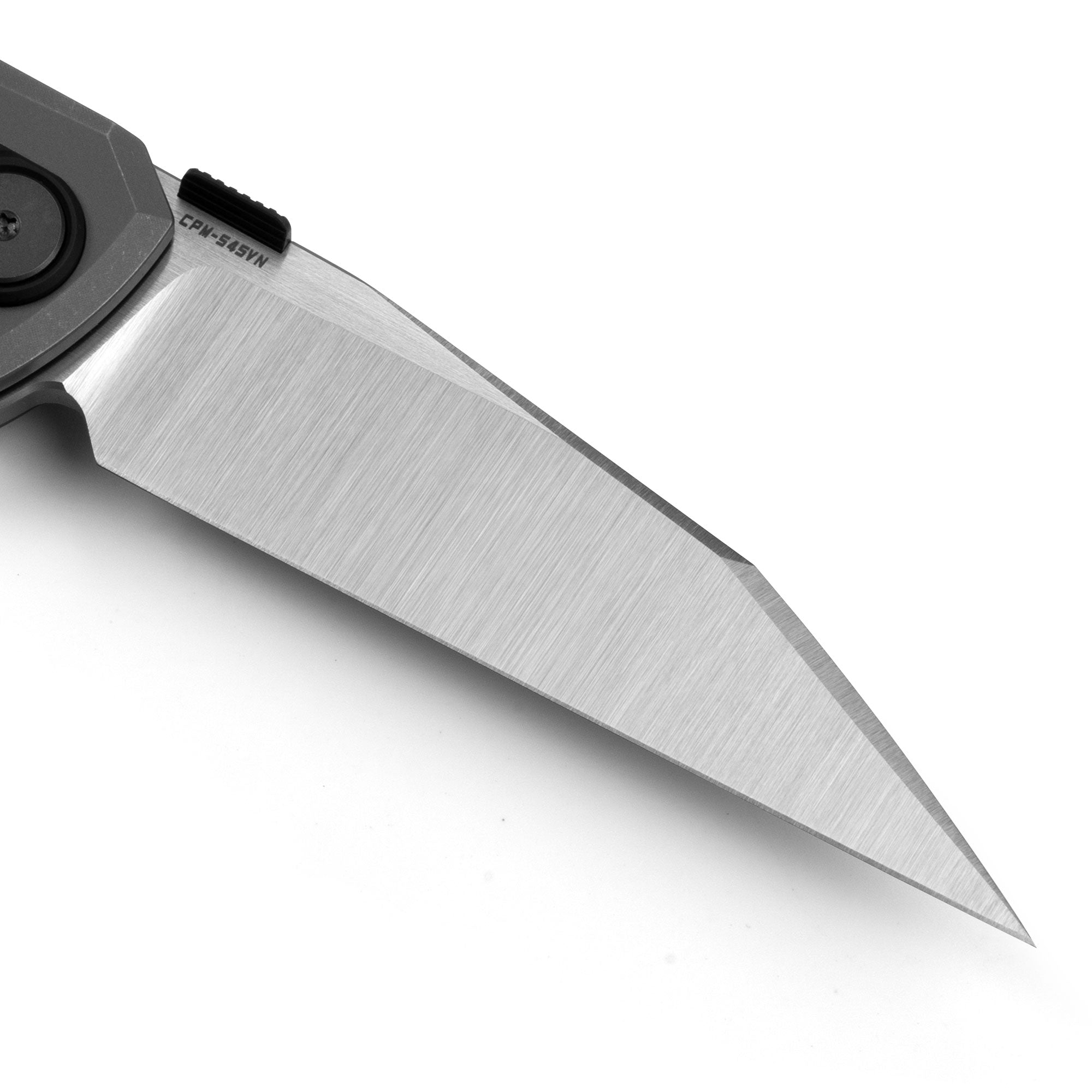 Hoopoe T082（3.42"+S45VN + Stonewash Titanium）- Vertical Hand Satin