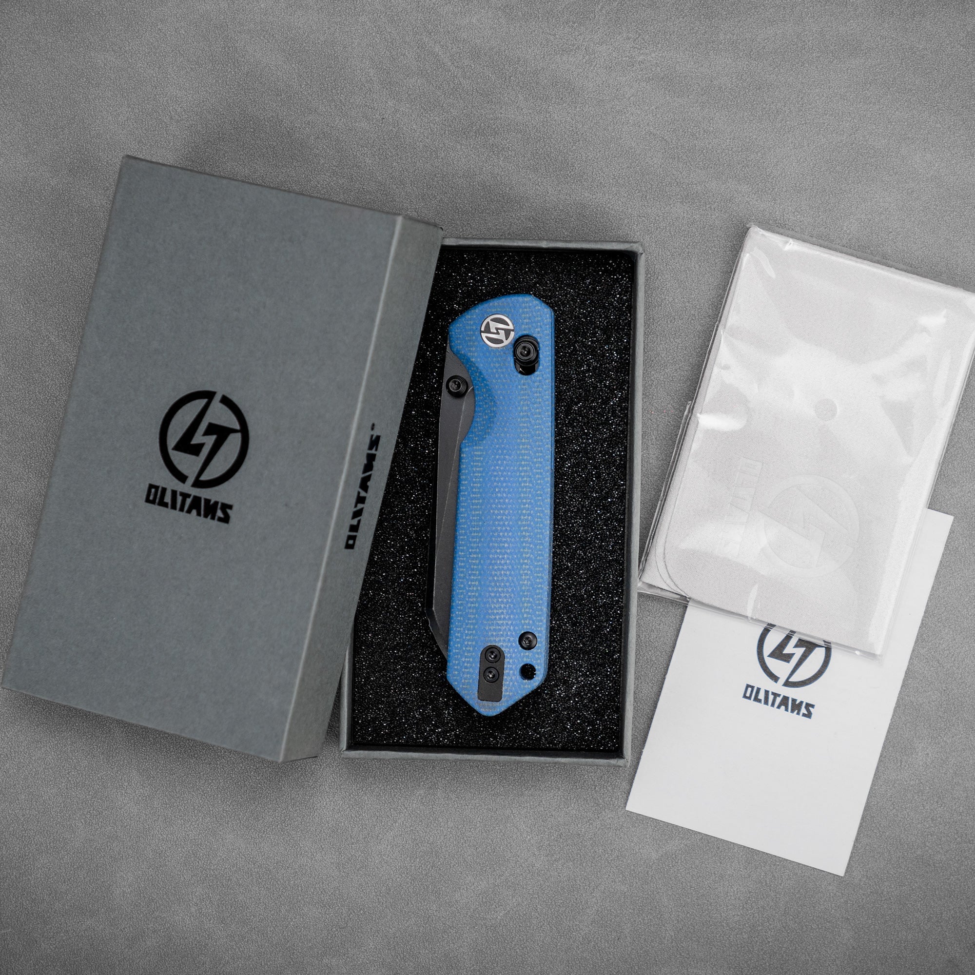 King Penguin G062 Folding Knife （3.35''+14C28N+Micarta Handle）-Crossbar Lock-Thumb Stud-Olitans