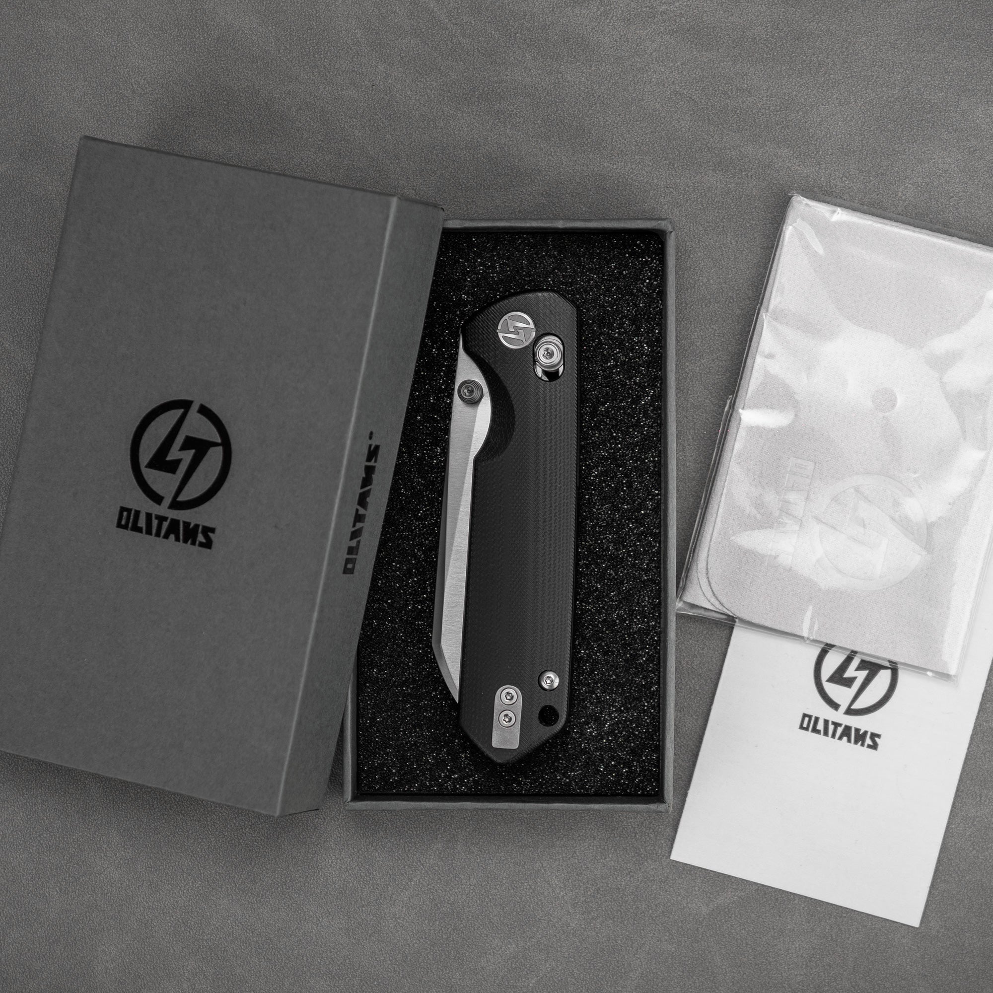King Penguin G062 Folding Knife （3.35''+14C28N+ G10 Handle）-Crossbar Lock-Thumb Stud-Olitans