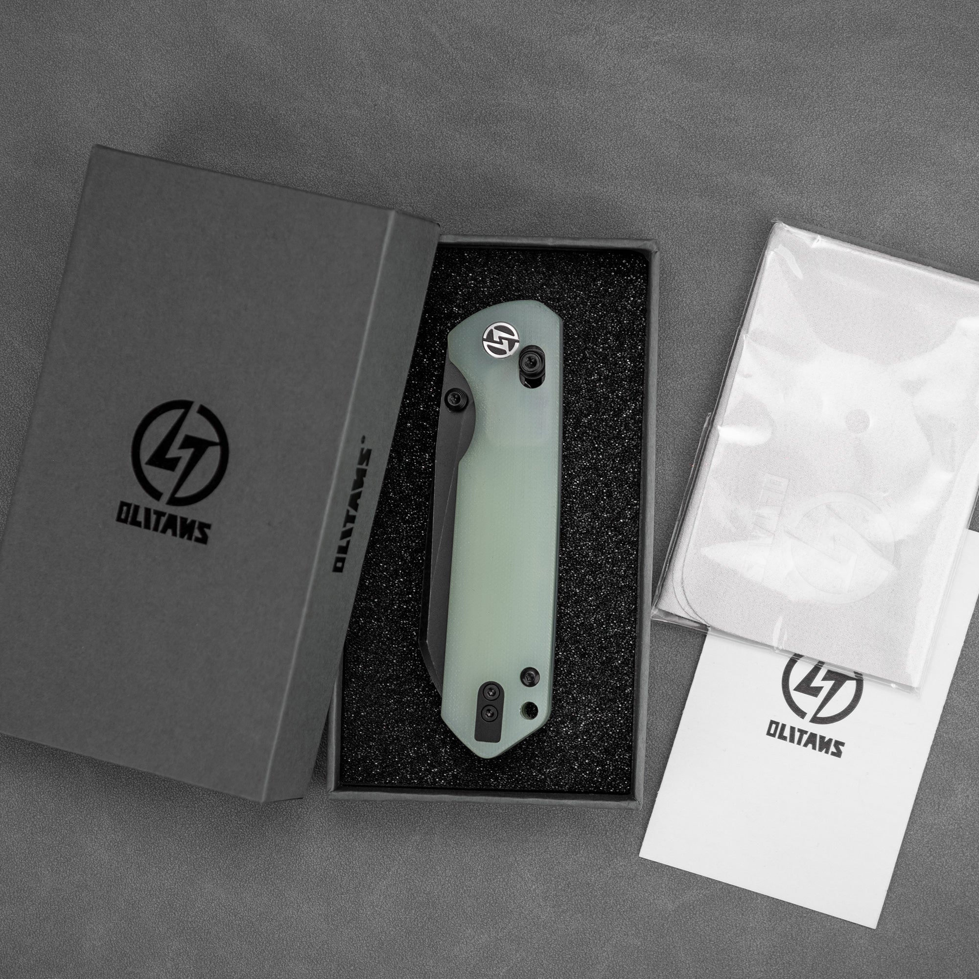 King Penguin G062 Folding Knife （3.35''+14C28N+ G10 Handle）-Crossbar Lock-Thumb Stud-Olitans