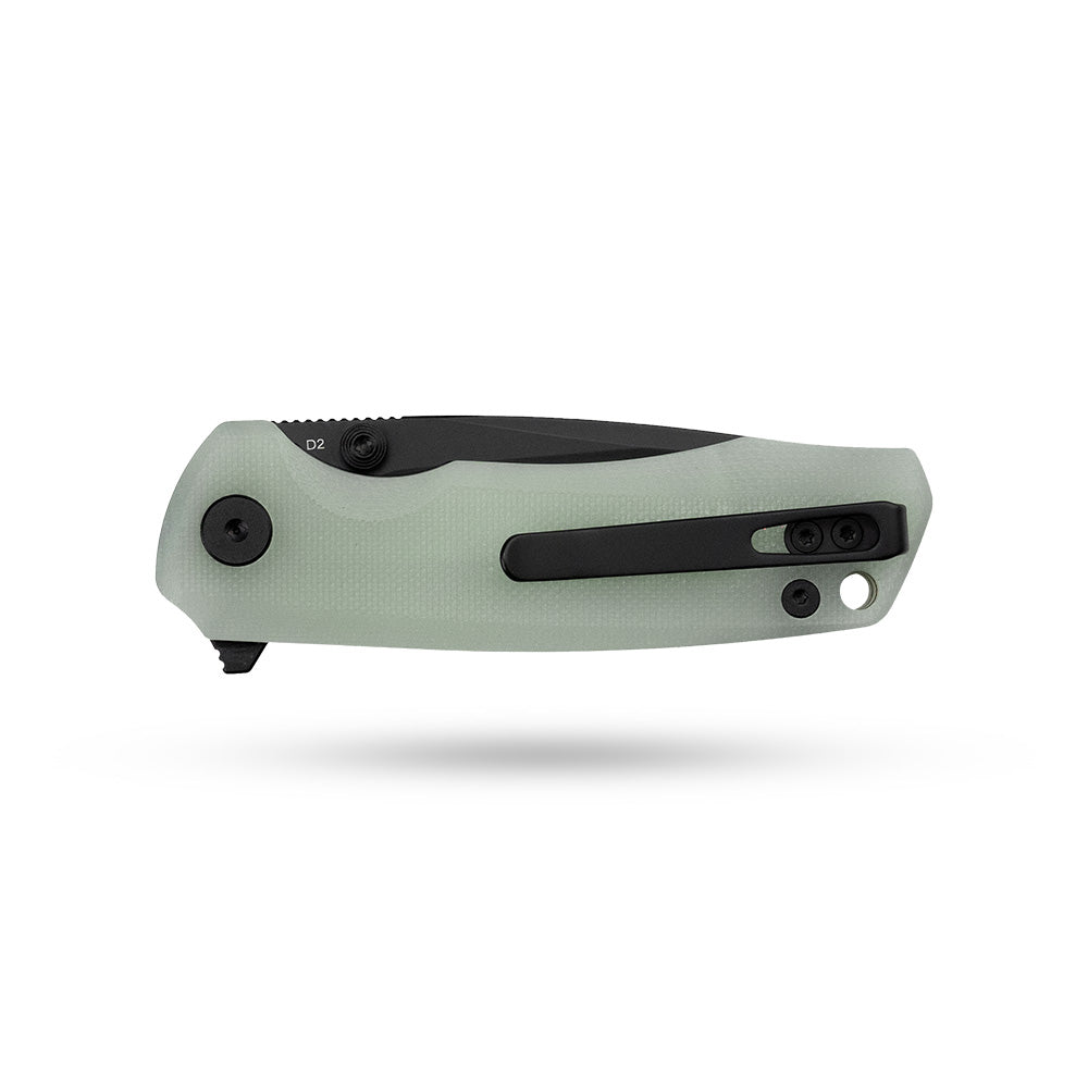 G061 Folding Knife ( 2.91''+D2+G10 )- Liner LOCK-THUMB STUD-OLITANS