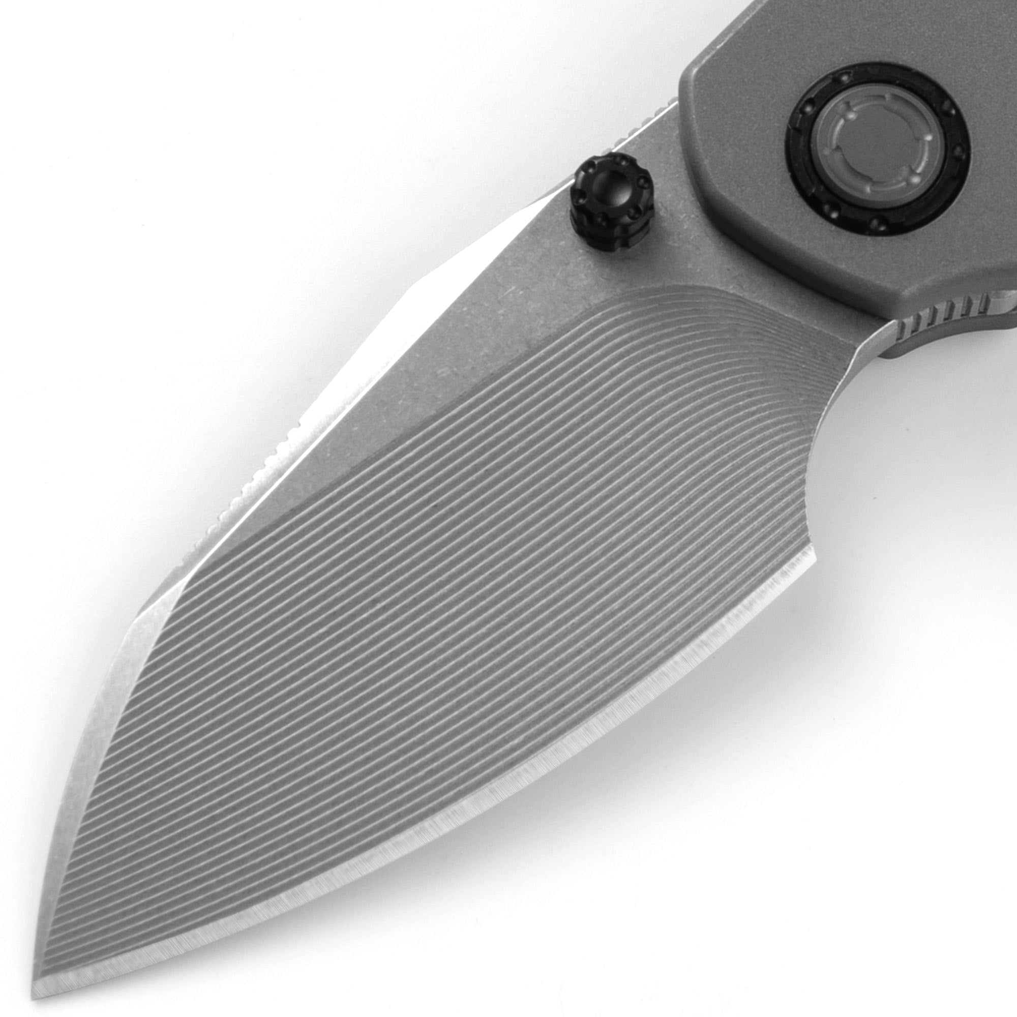 Mini Ti-Mastiff T074（ 2.36'' + Bohler M390 + Step milled+Titanium ）Folding Knife