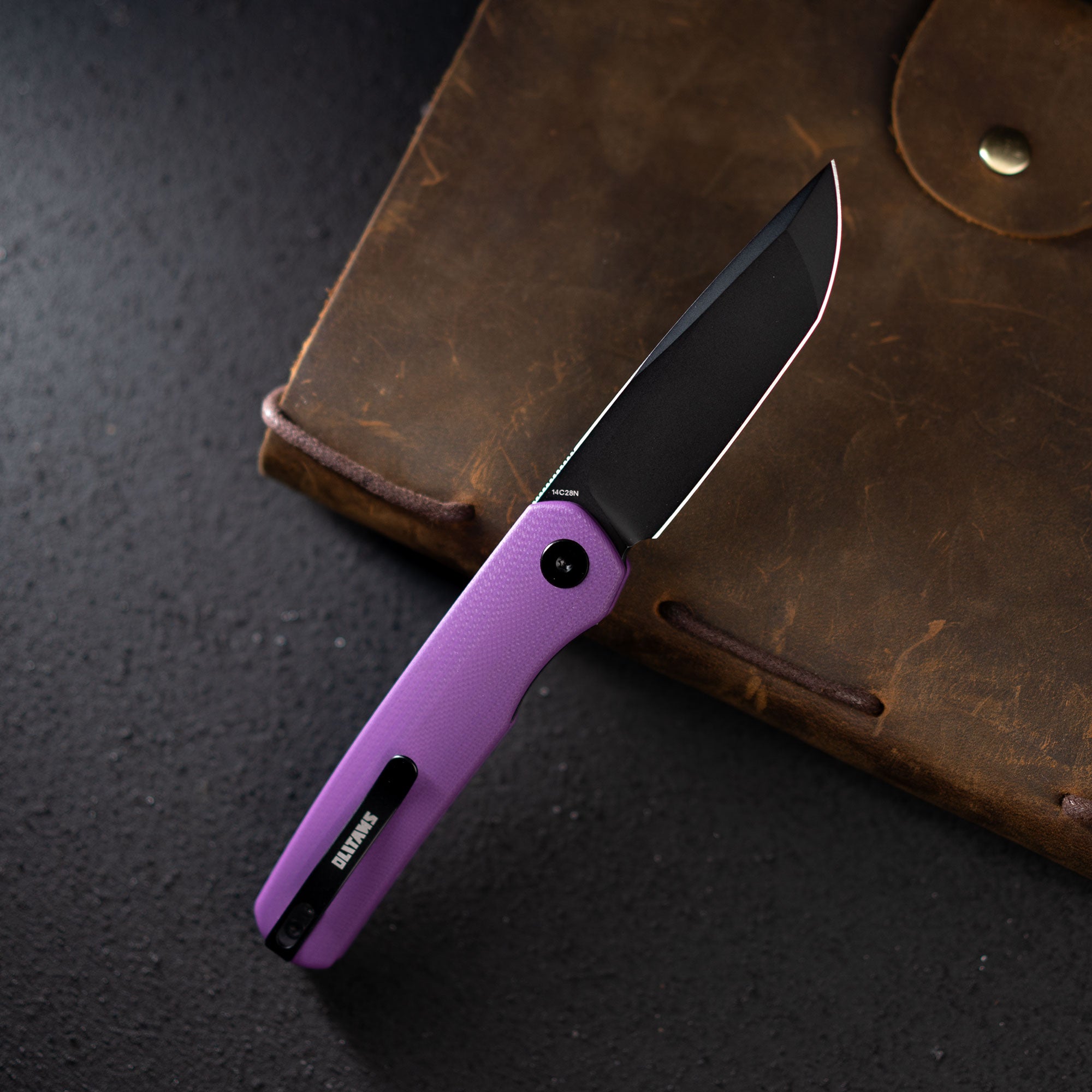 Stealth G047（3.07'' +14C28N +G10）Liner Lock-Front Flipper