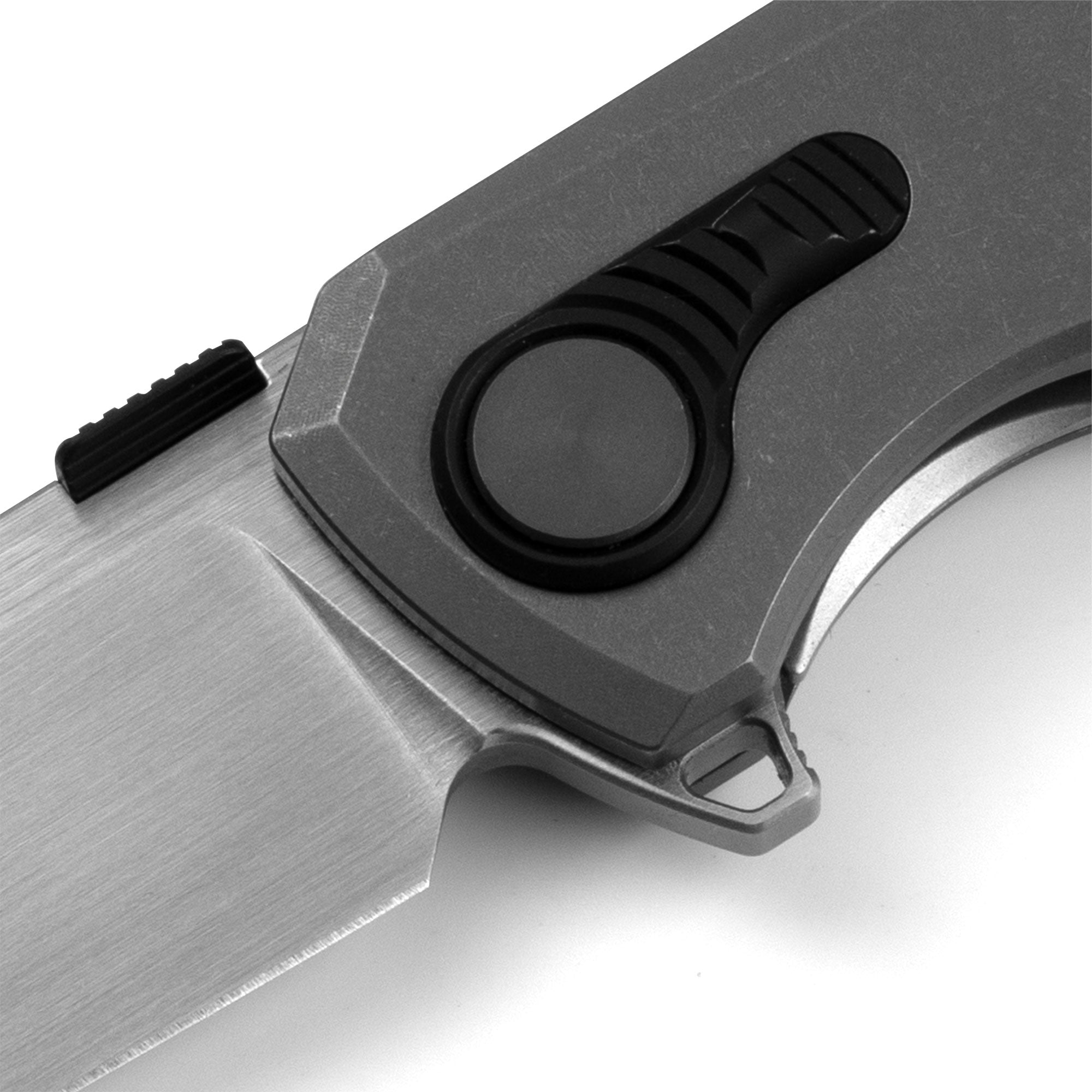Hoopoe T082（3.42"+S45VN + Stonewash Titanium）- Horizontal Hand Satin