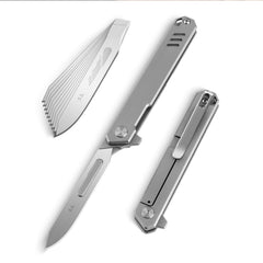 T029 Precision Folding Utility Knife – Compact EDC with Replaceable Blade
